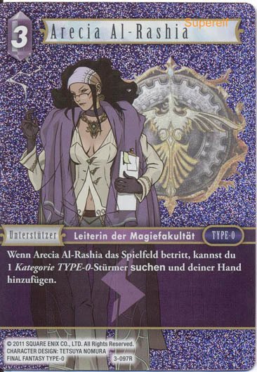 Final Fantasy Opus 3-097 R Arecia Al-Rashia Blitz