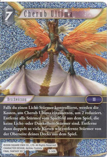Final Fantasy Opus 3-145 L Cherub Ultima Licht