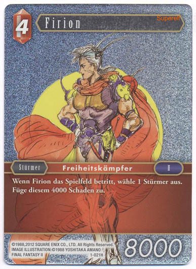 Final Fantasy Opus 1-021 H Firion Feuer