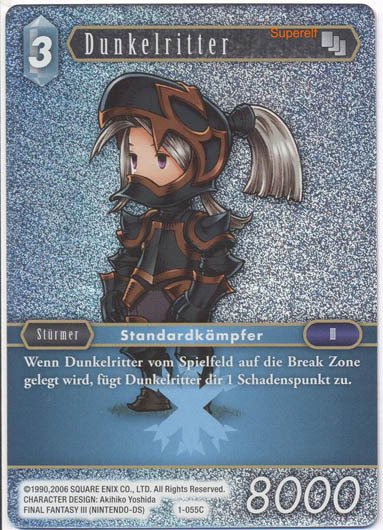 Final Fantasy Opus 1-055 C Dunkelritter Eis