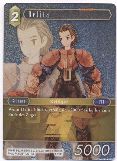Final Fantasy Opus 1-113 C Delita Erde