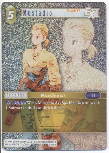 Final Fantasy Opus 1-118 R Mustadio Erde