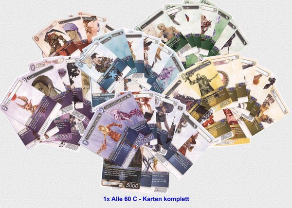 OPUS 2 - 1x Alle 60 Common Karten komplett