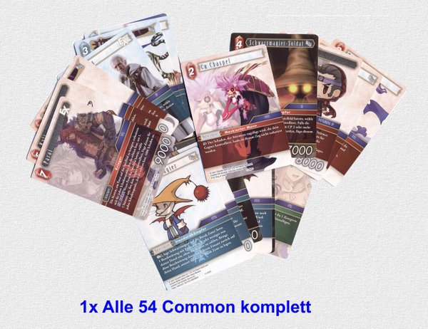 OPUS 11 - 1x Alle 54 Common Karten komplett