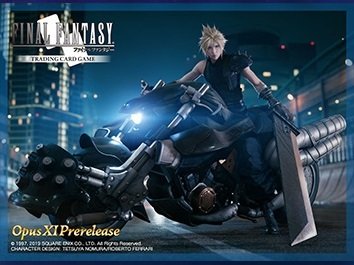 Final Fantasy TCG Sleeves - Cloud - FF XI Pre-Release