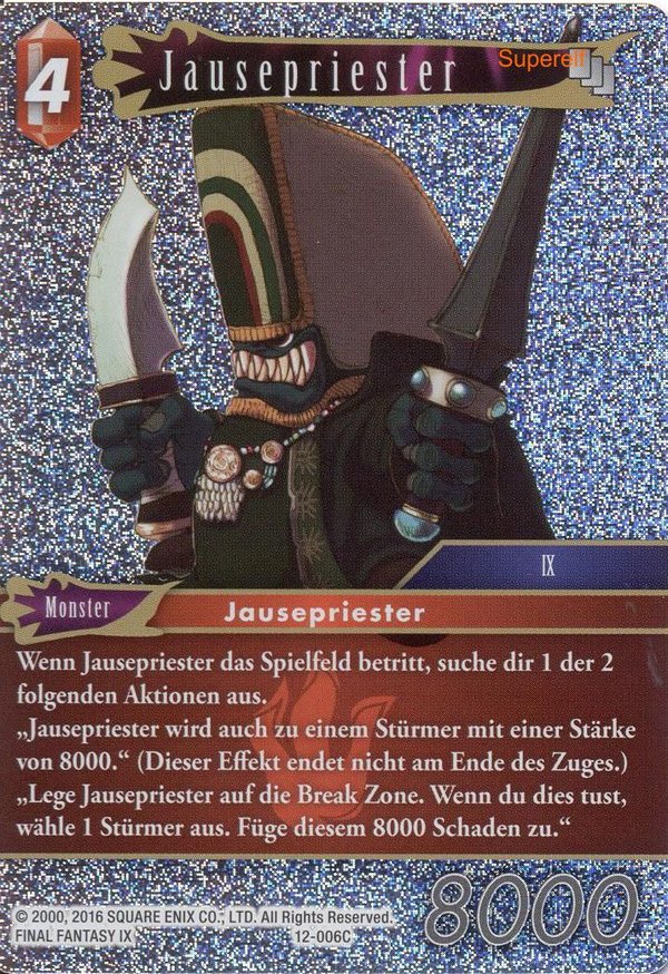 Final Fantasy Opus 12-006 C Jausepriester Feuer