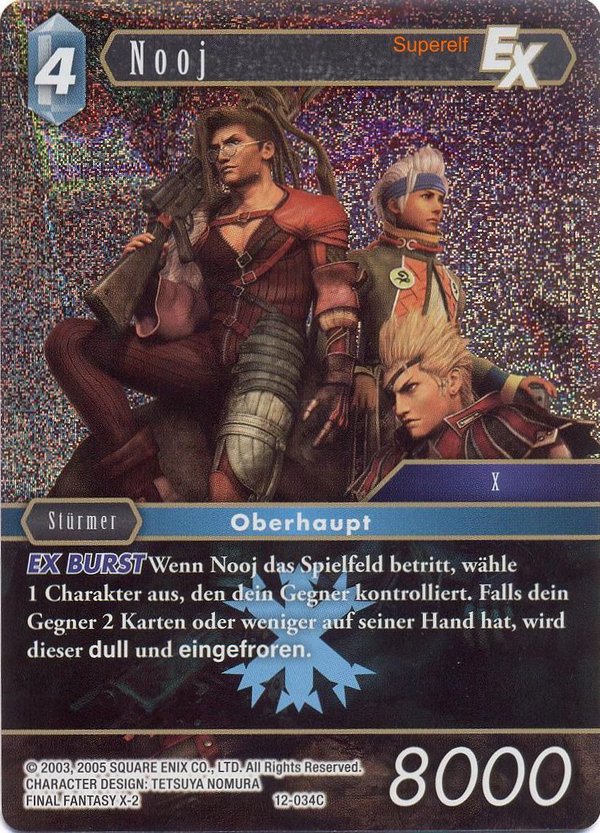 Final Fantasy Opus 12-034 C Nooj Eis
