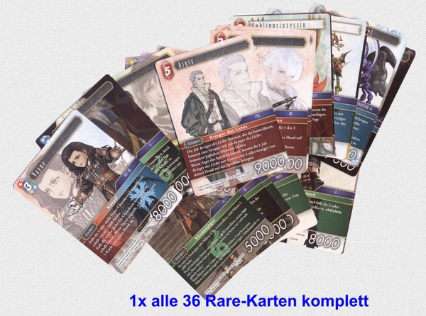 OPUS 12 - 1x Alle 36 Rare Karten komplett
