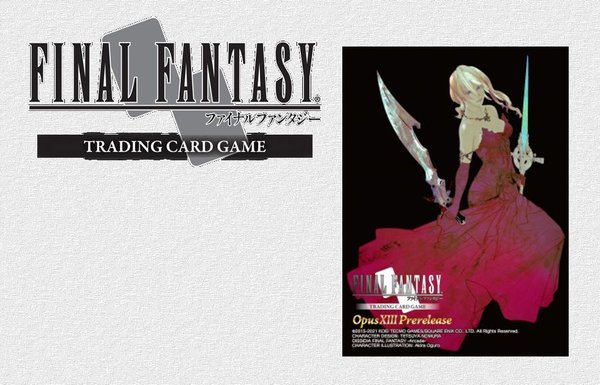 Final Fantasy OPUS 13 / XIII  - Crystal Radiance - Pre-Release Kit