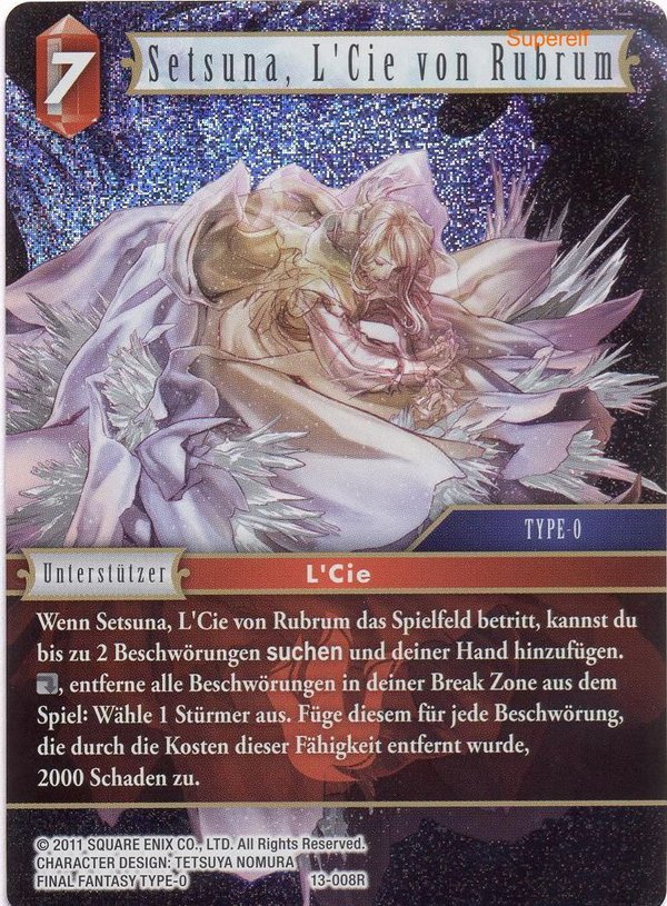 Final Fantasy Opus 13-008 R Setsuna, L`Cie von Rubrum Feuer