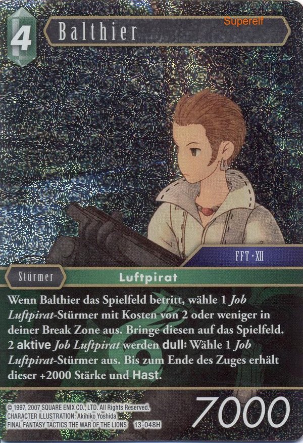 Final Fantasy Opus 13-048 H Balthier Wind