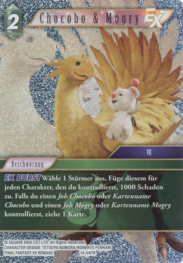 Final Fantasy Opus 14-047 R Chocobo & Mogry Wind