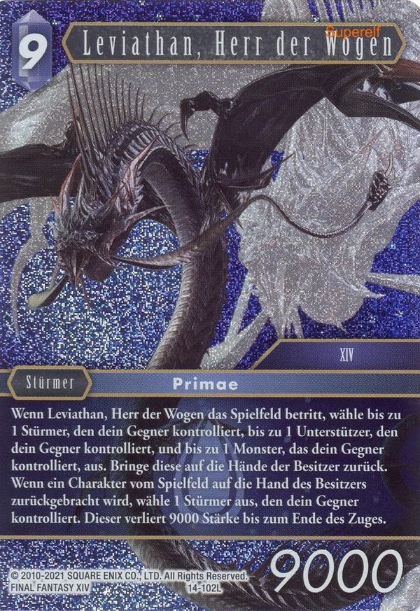 Final Fantasy Opus 14-102 L Leviathan, Herr der Wogen Wasser