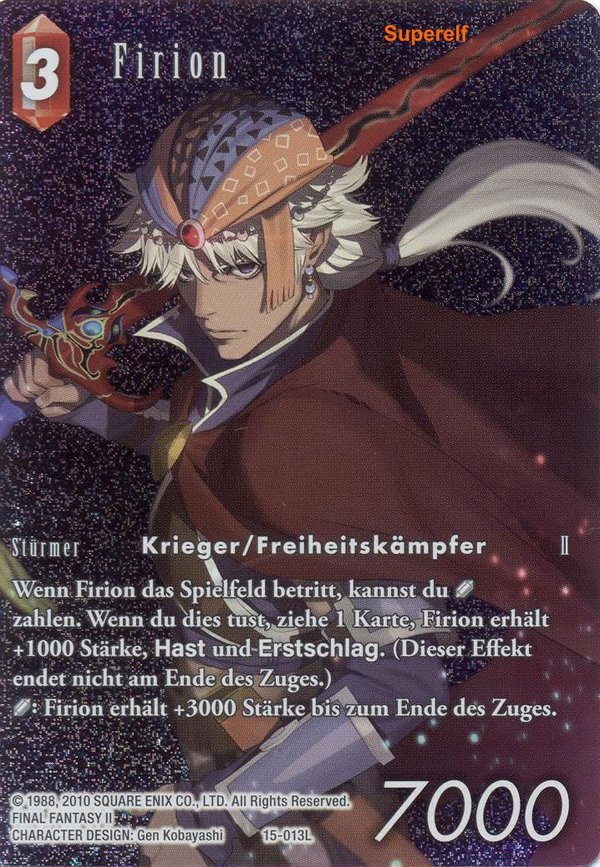 Final Fantasy Opus 15-013 L Firion Feuer