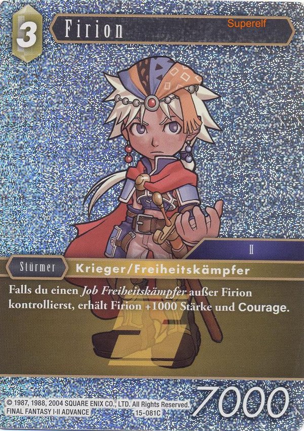 Final Fantasy Opus 15-081 C Firion Erde
