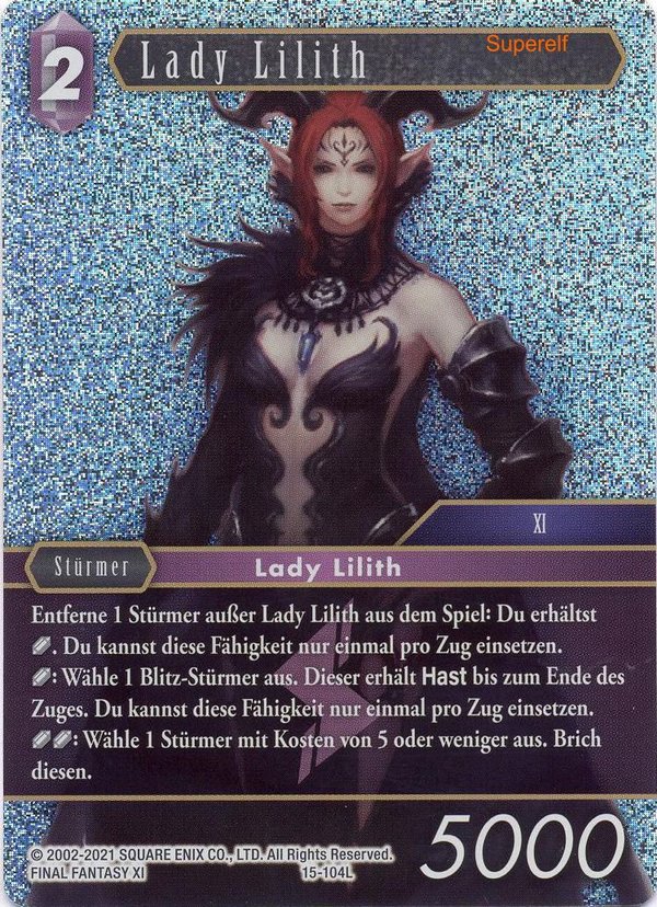 Final Fantasy Opus 15-104 L Lady Lilith Blitz