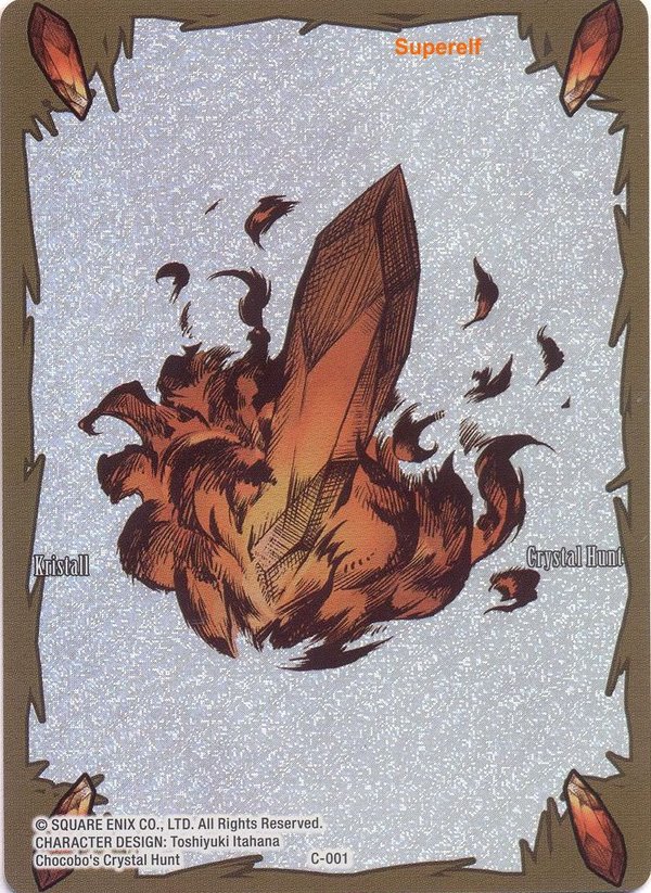 Final Fantasy Opus 15-C01 C Feuer Kristall Token Foil