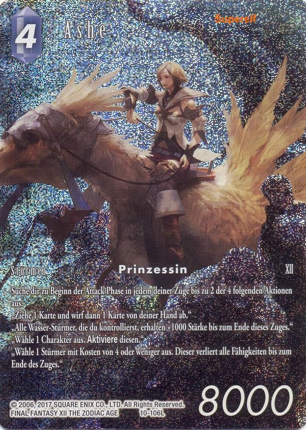 Final Fantasy Legacy 10-106L Ashe Full Art Premium - Sonderkarte aus OPUS 15
