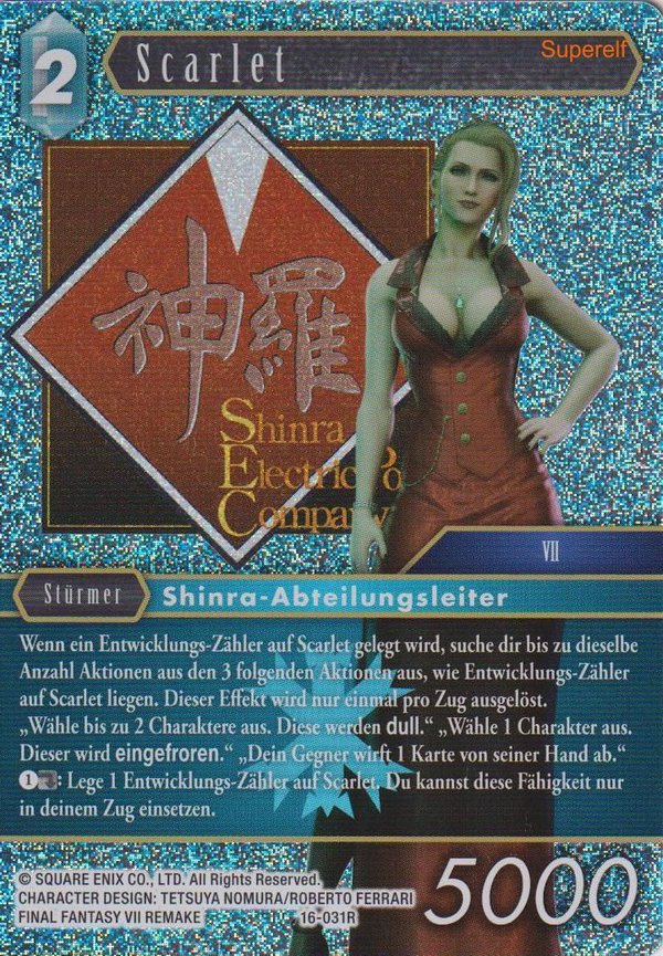 Final Fantasy Opus 16-031 R Scarlet Eis
