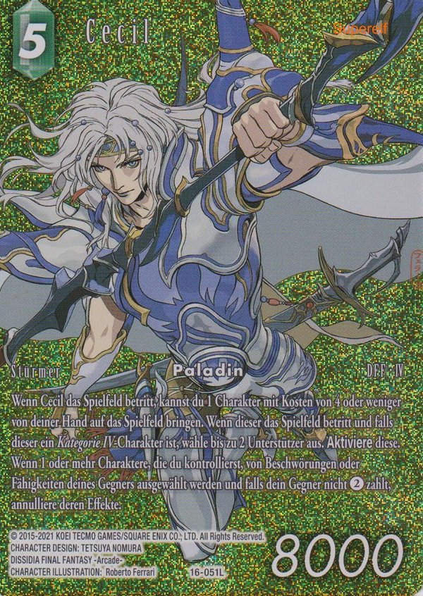 Final Fantasy Opus 16-051 L Cecil Wind