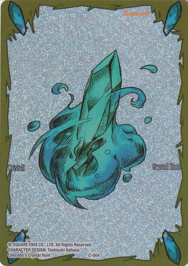 Final Fantasy Opus 16-C04 C Wasser Kristall Token Token