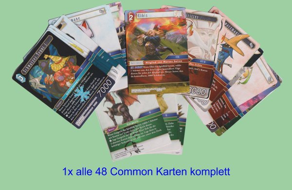 OPUS 16 - 1x Alle 48 Common Karten komplett
