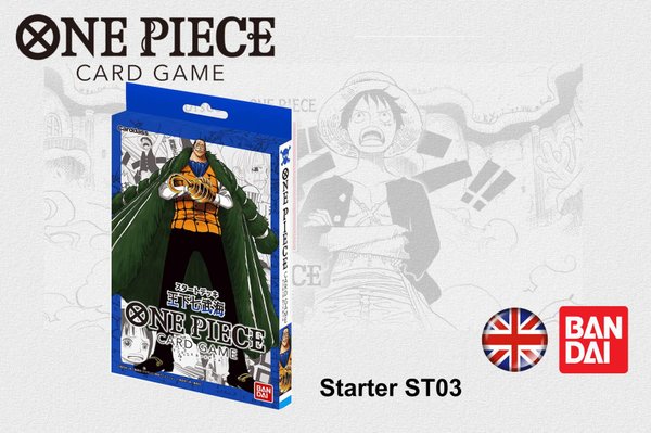 One Piece Card Game - The Seven Warlords of the Sea Starter Deck ST03 englisch VV für den 02.12.2022