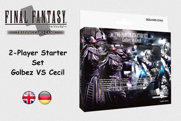 Final Fantasy TCG - 2 Player Starter Deck - Golbez vs Cecil deutsch & englisch VV für den 15.07.22