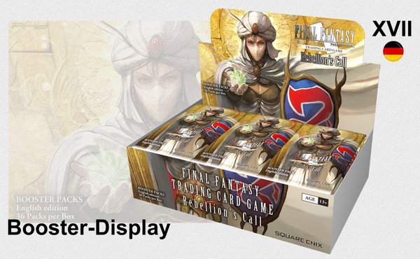 Final Fantasy TCG OPUS 17 / XVII Rebellion`s Call - 36 Booster Display - deutsch Vorverkauf 12.08.22