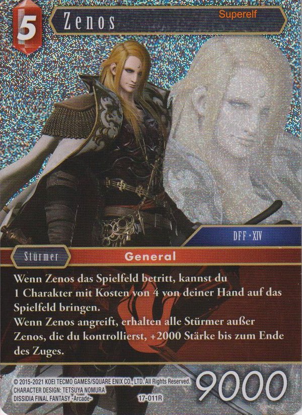 Final Fantasy Opus 17-011 R Zenos Feuer