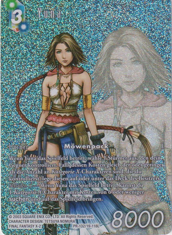 Final Fantasy Opus 19-118 L Yuna Wind/Wasser