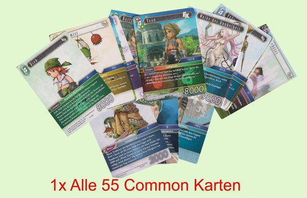 OPUS 19 - 1x Alle 55 Common Karten komplett