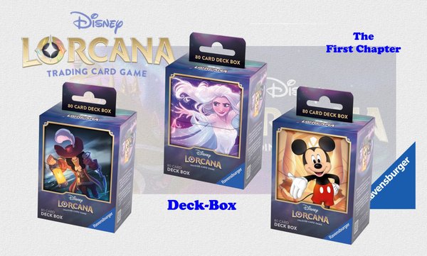 Disney Lorcana TCG - Deck Boxen - Das Erste Kapitel - 3 Varianten