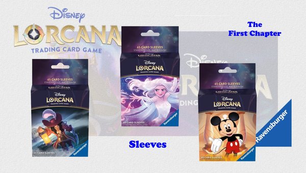 Disney Lorcana TCG - Kartenhüllen / Sleeves - The First Chapter - VV für den 30.09.2023