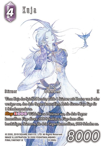 Final Fantasy Legacy 11-090L Kuja Full Art Premium - Sonderkarte aus OPUS 20