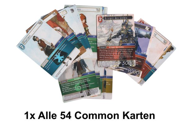 OPUS 20 - 1x Alle 54 Common Karten komplett