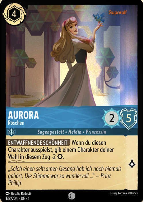 Lorcana Kapitel 1-138 C Aurora Saphir