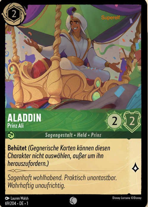 Lorcana Kapitel 1-069 C Aladdin Smaragd