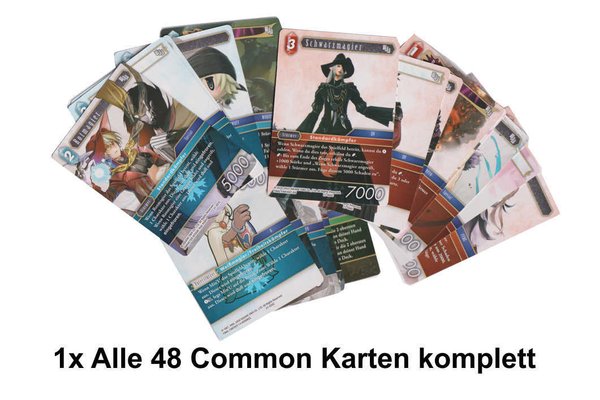 OPUS 21 - 1x Alle 48 Common Karten komplett
