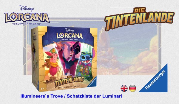 Disney Lorcana TCG - Die Tintenlande - Schatzkiste der Luminari - dt./engl. VV f.d. 08.03.2023